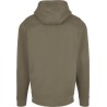 Sweat zippé à capuche manches droites, NO LABEL, 270 g/m² 