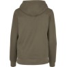 Sweat femme zippé à capuche manches droites, NO LABEL, 270 g/m² 