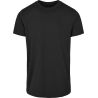T-shirt classique col rond coupe droite en coton, NO LABEL, 140 g/m²