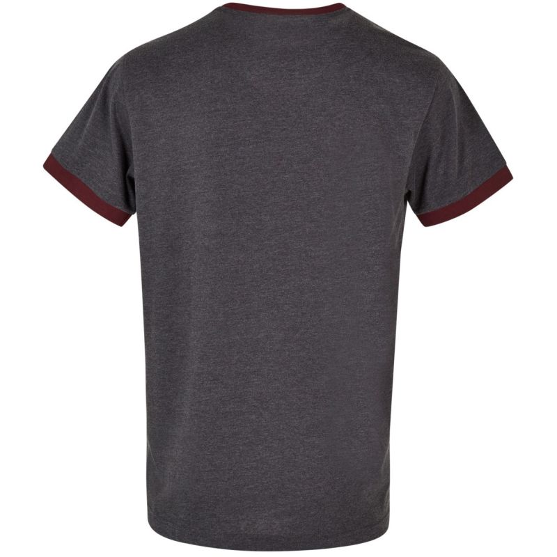 T-shirt ringer bords côte contrastés en coton, NO LABEL, 140 g/m²