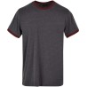 T-shirt ringer bords côte contrastés en coton, NO LABEL, 140 g/m²