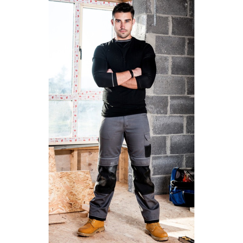 Pantalon de travail PW3 ajusté robuste et confortable, 10 poches
