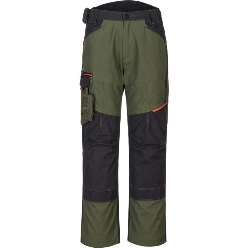 Pantalon de travail WX3 slim fit, tissu stretch et durable, 8 poches