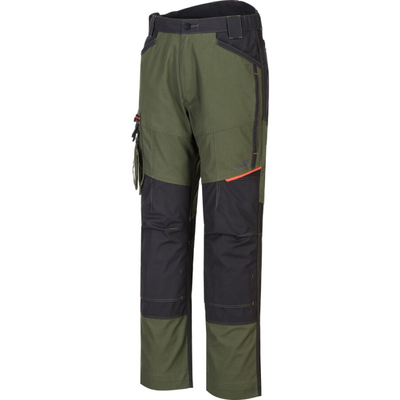 Pantalon de travail WX3 slim fit, tissu stretch et durable, 8 poches