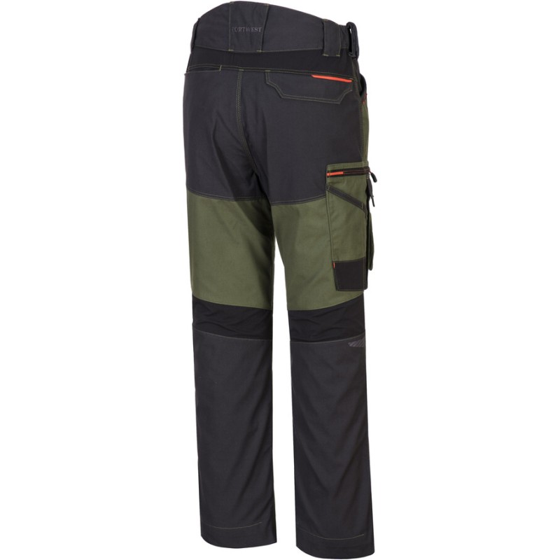 Pantalon de travail WX3 slim fit, tissu stretch et durable, 8 poches