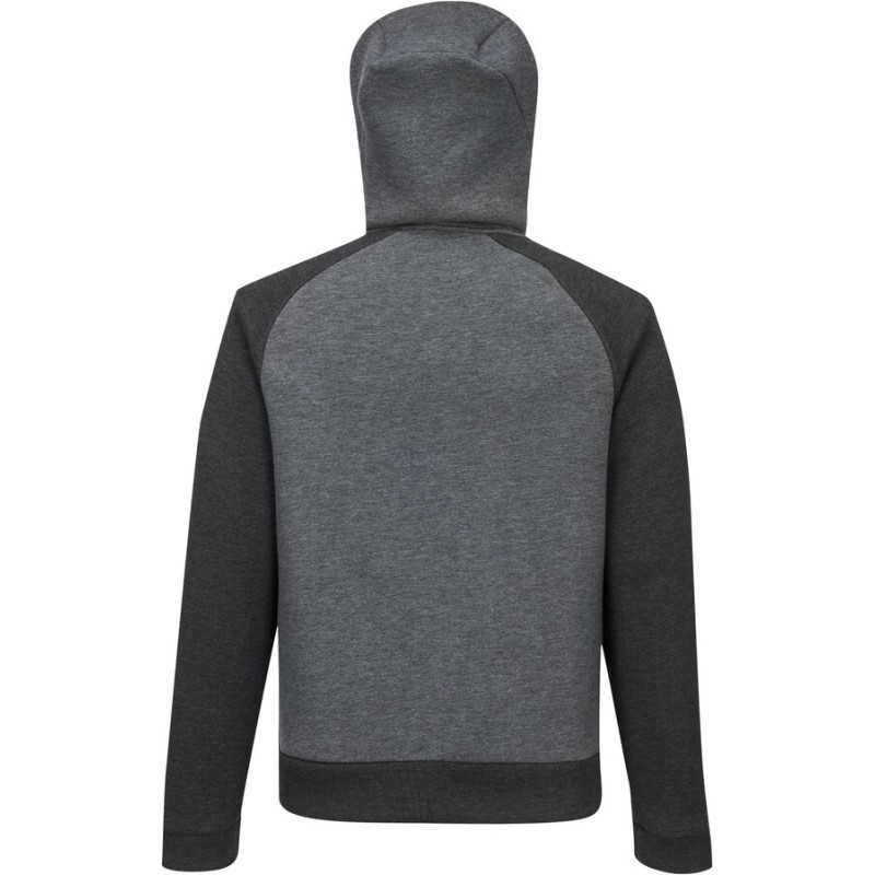 Sweat à capuche zippé DX4 doublé innovant et technique, 6 poches