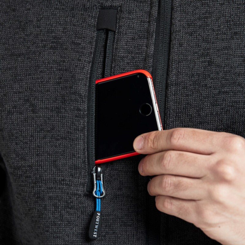 Polaire KX3 urbaine renforcée et molletonnée, poches zippées