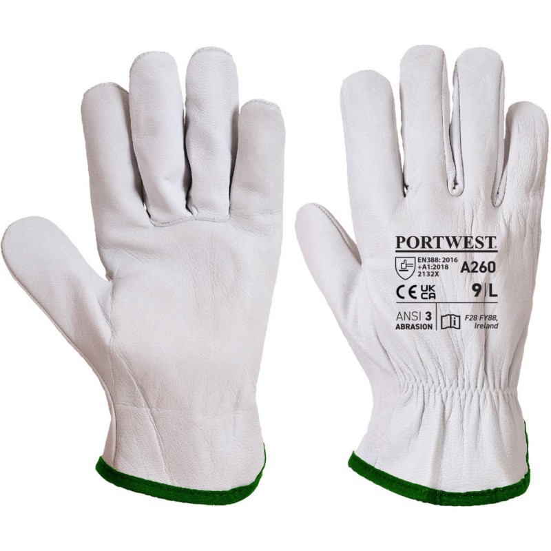 Gants en cuir ovin respirant utilisables dans les climats chauds