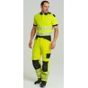 Pantalon de travail Haute Visibilité PW3 robuste et confortable, 10 poches