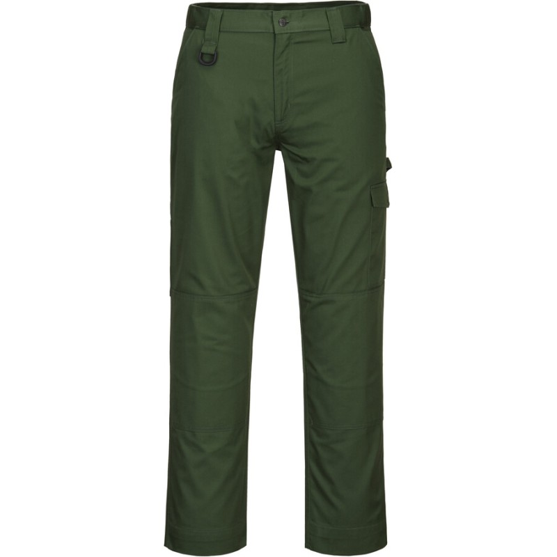 Pantalon de travail moderne et robuste, 6 poches dont genouillère