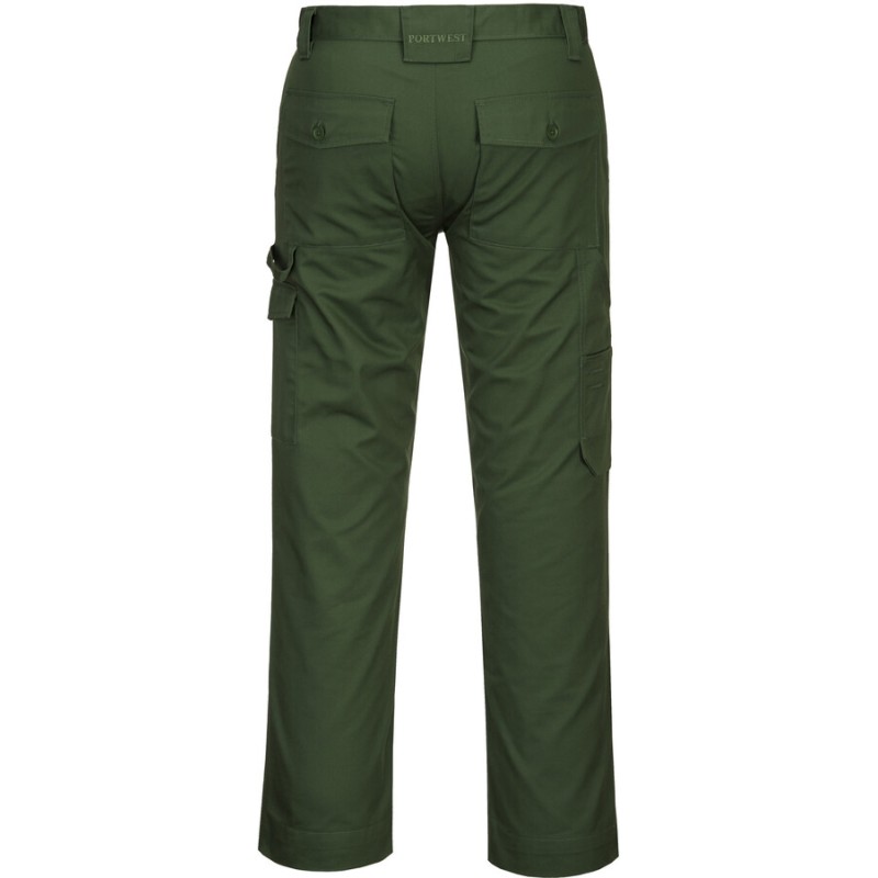 Pantalon de travail moderne et robuste, 6 poches dont genouillère