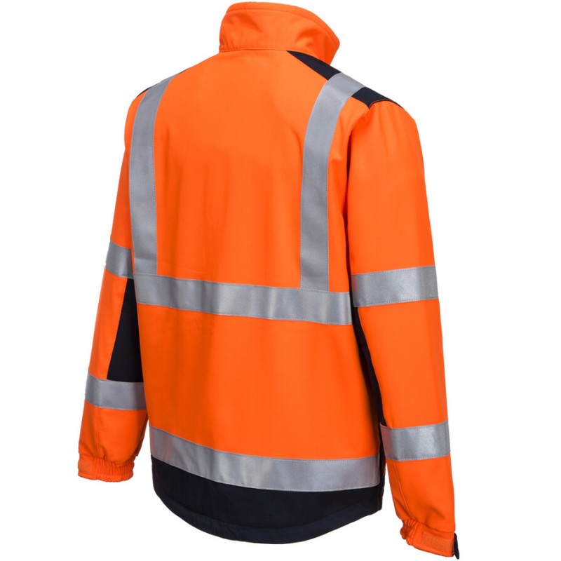 Veste softshell modaflame, protection contre les flammes et arc électrique