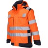 Veste de pluie modaflame, protection contre les flammes et arc électrique