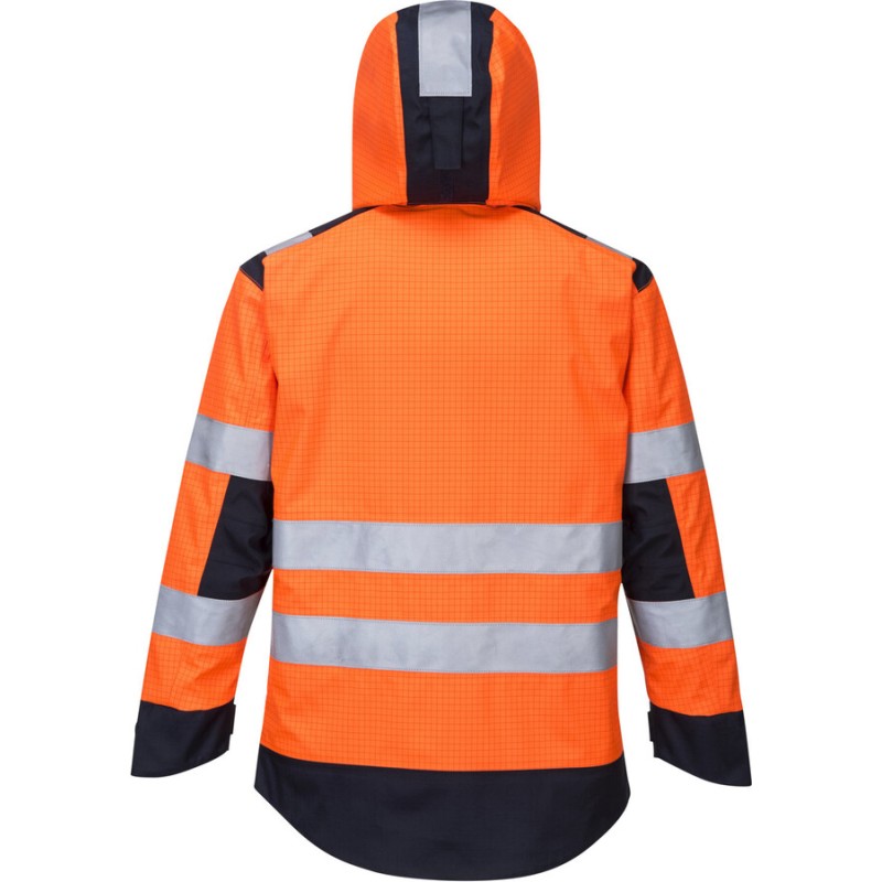 Veste de pluie modaflame, protection contre les flammes et arc électrique