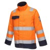 Veste orange Haute-Visibilité modaflame, protection contre les flammes et arc électrique