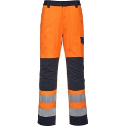 Pantalon orange Haute-Visibilité modaflame, protection contre les flammes et arc électrique