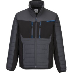 Doudoune bi-matière WX3 respirante, résistante au vent et à l'eau, 6 poches