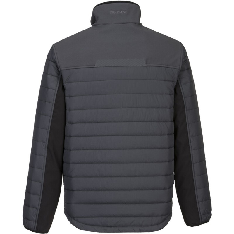 Doudoune bi-matière WX3 respirante, résistante au vent et à l'eau, 6 poches