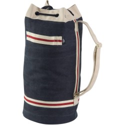 Sac marin en coton canvas délavé, bandoulière réglable