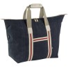 Grand sac shopping en coton canvas délavé pour esprit marin