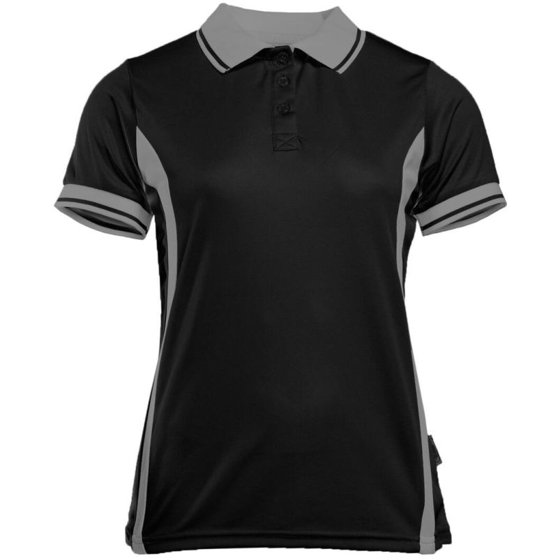 Polo sport respirant femme polyester Quick Dry, 140 g/m²