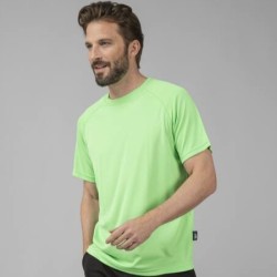 T-shirt sport respirant homme polyester col rond, 140 g/m²