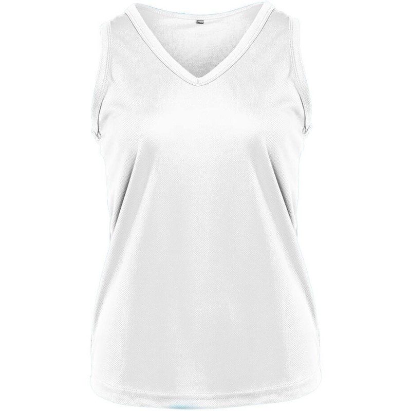 Débardeur respirant sport femme, polyester, 140 g/m²