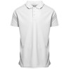 Polo sport respirant homme polyester, manches courtes, 140 g/m²