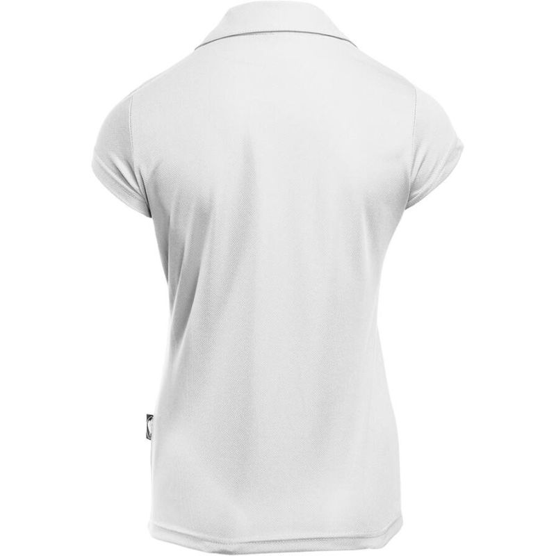 Polo sport respirant femme polyester, manches courtes, 140 g/m²
