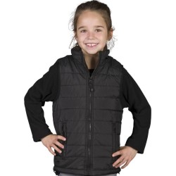 Bodywarmer tendance enfant déperlant et coupe-vent