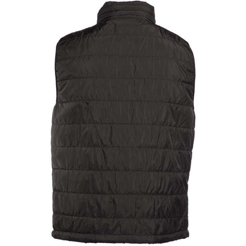 Bodywarmer moderne de ville pour homme, coupe-vent Black & Match