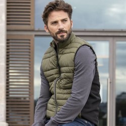 Bodywarmer bi-matière BALTIMORE homme, 340 g/m²
