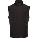 Bodywarmer soft-shell 2 couches fermetures contrastées Black & Match