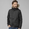 Veste matelassée aux manches amovibles en soft-shell