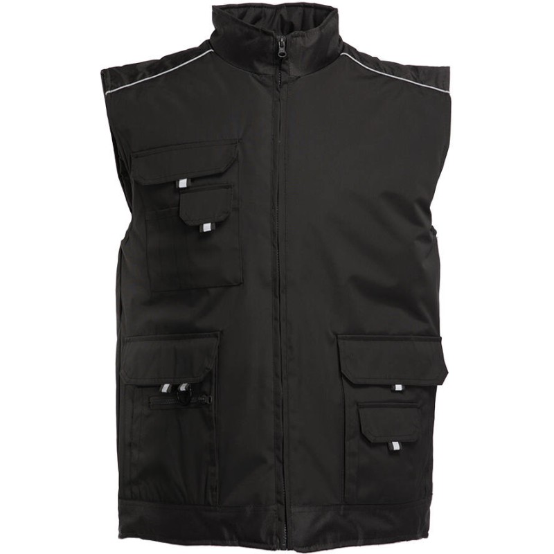 Bodywarmer de travail coupe-vent et imperméable, 280 g/m²