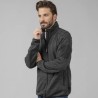 Veste polaire tricotée homme, poche zippée sur le bras, 2 poches zippées latérales