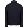 Veste polaire tricotée épaisse doublée sherpa, 3 poches zippées, 450 g/m²