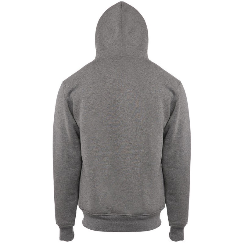 Sweat street hoodie à capuche, zippé et doublé polaire, 550 g/m²