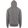 Sweat street hoodie à capuche, zippé et doublé polaire, 550 g/m²
