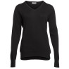 Pull col V femme en coton et acrylique, 270 g/m²