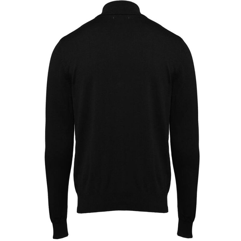 Pull grand zip manches droites, 270 g/m²
