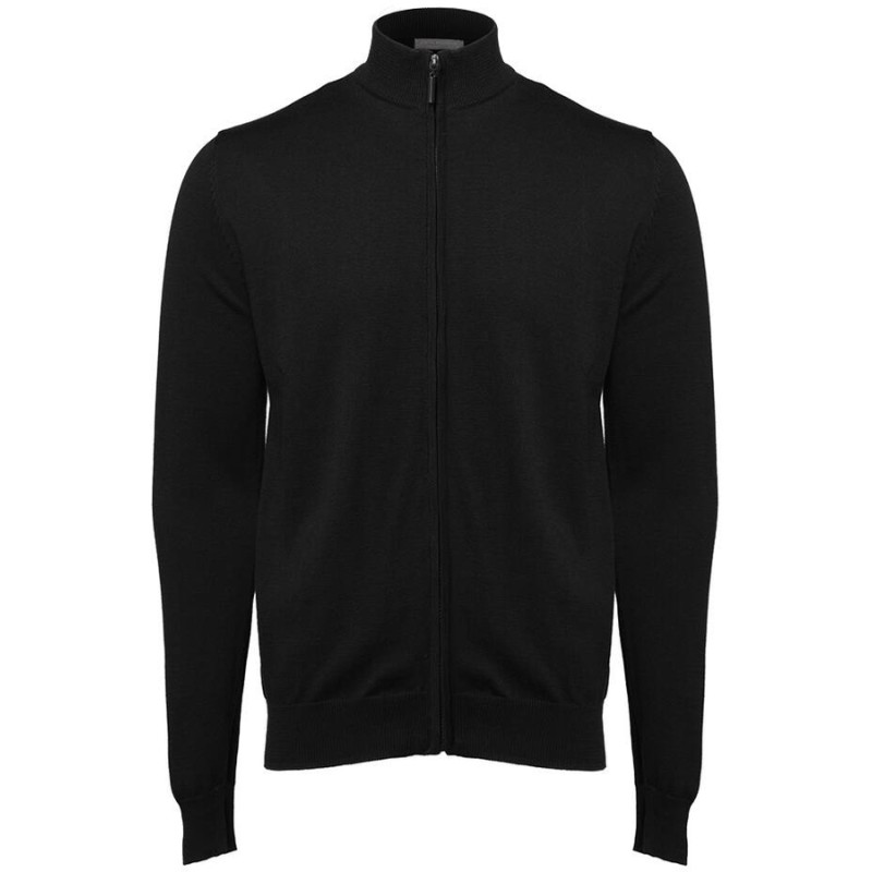 Pull grand zip manches droites, 270 g/m²