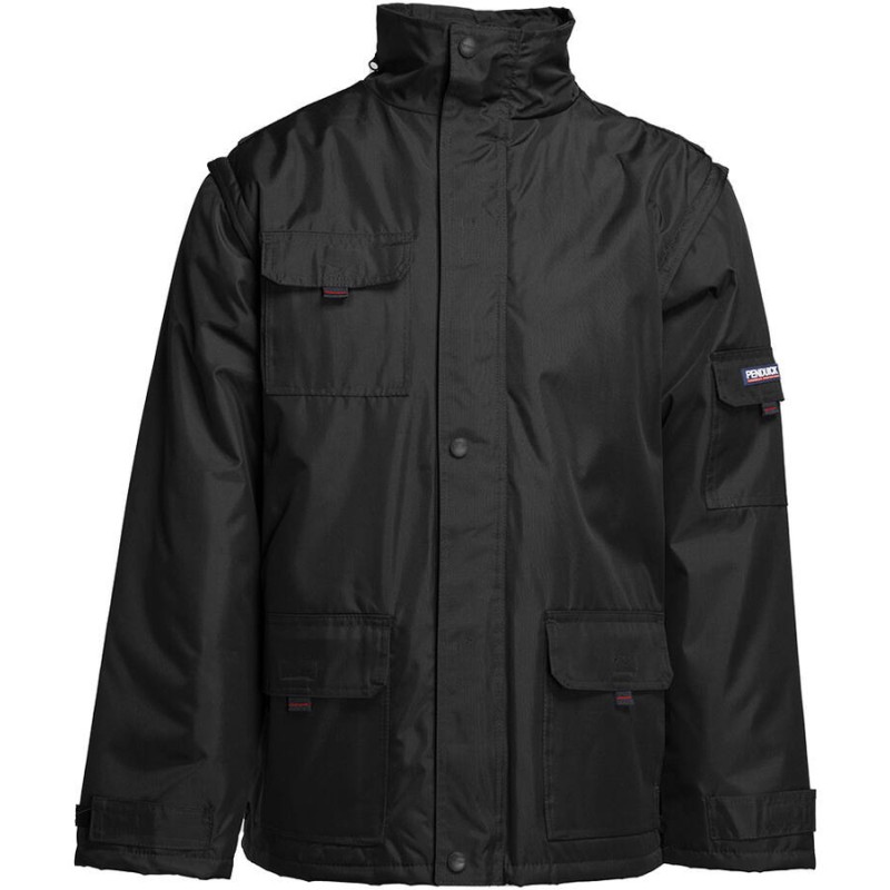 Veste doublée manches amovibles imperméable