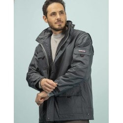 Veste doublée manches amovibles imperméable