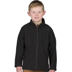 Veste micropolaire enfant antipilling avec 2 poches latérales