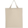 Tote bag, sac shopping en coton bio, anses courtes, 140 g/m²