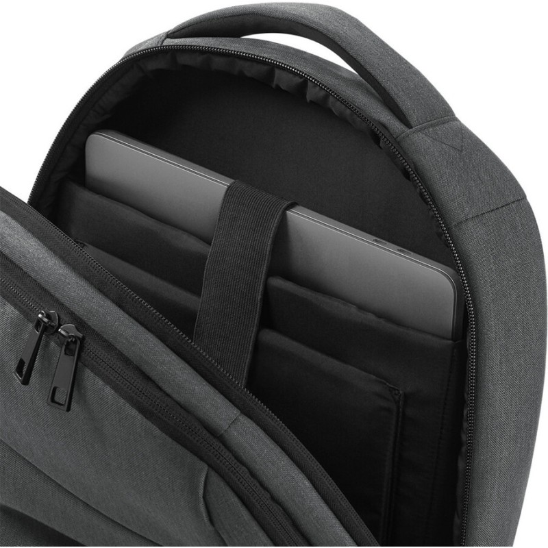 Sac à dos de travail zippé Q-Tech avec port de charge USB