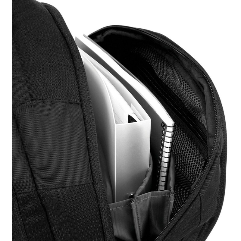 Sac à dos noir professionnel multi-poches, 26 litres