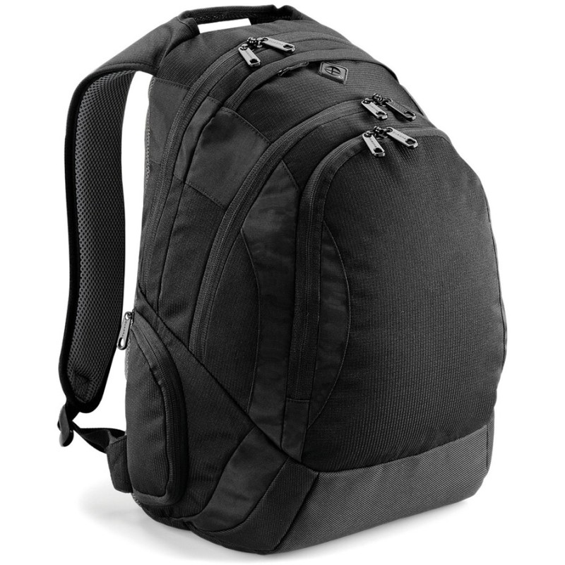 Sac à dos noir professionnel multi-poches, 26 litres