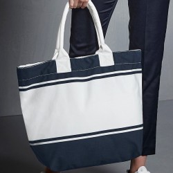 Sac solide en coton canvas, anses courtes, 475 g/m²